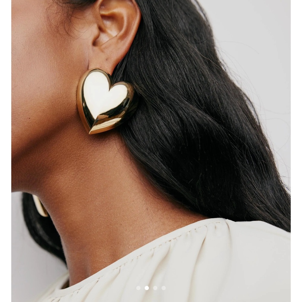 Puffy Heart Earrings